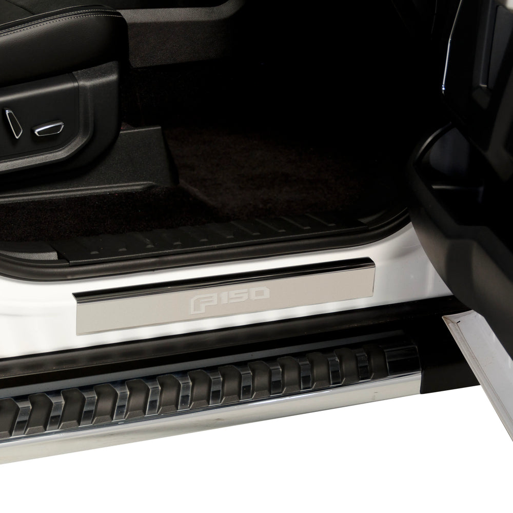 22C MAVERICK SUPERCREW (W/MAVERICK ETCHING) DOOR SILLS STAINLESS STEEL (4 PCS)