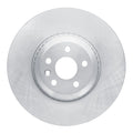 R1 20-22 Land Rover Discovery Sport Front Right Drilled Black Brake Rotor