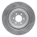 R1 03-17 Dodge Viper Rear Left Drilled & Slotted Geo-Carbon Rotor