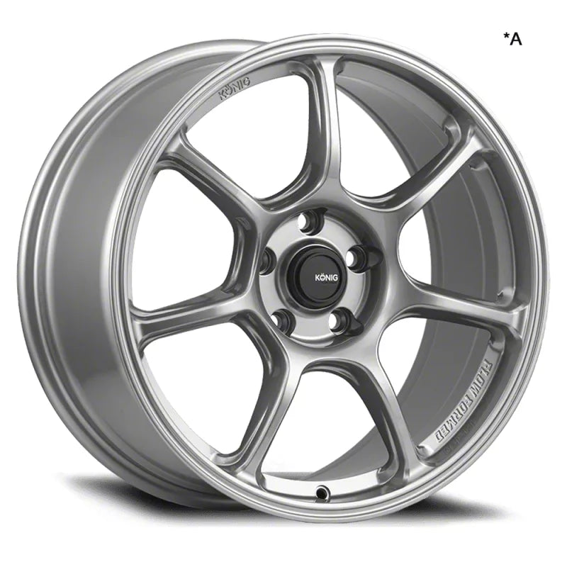 Konig Ultragram 15x8 4x100 ET36 Titanium Metallic Knurled Bead