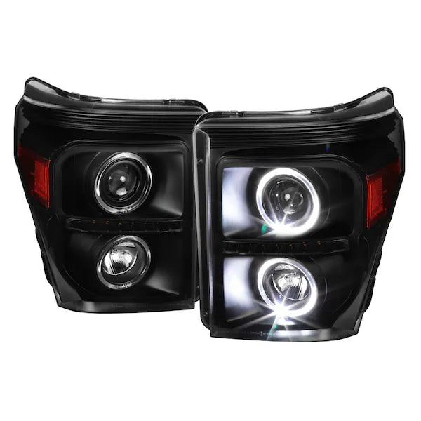 PROJECTOR HEADLIGHTS- BLACK