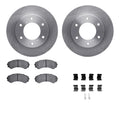 DFC 98-07 Lexus LX470 Front Rotors with 5000 Advanced Brake Pads w/Hardware