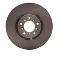 R1 00-03 BMW M5 Left Front Drilled Black Brake Rotor