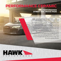 Hawk 2014 Chevrolet Corvette PC Front Brake Pads