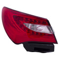 LH TAILLAMP LENS/HOUSING; SEDAN; 200 1114