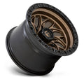 D777 15X10 4X156 BRZ BLKRING 00MM