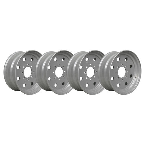 17.5X6.75 SILVER STANDARD RIM BP 86.5 ET 0 CB 4.75 6005 LBS