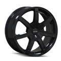 ~(30 lbs. 20X20X9)~ TR65 (3265) BLACK 18X8 5-112/5-120 35MM 74.1MM