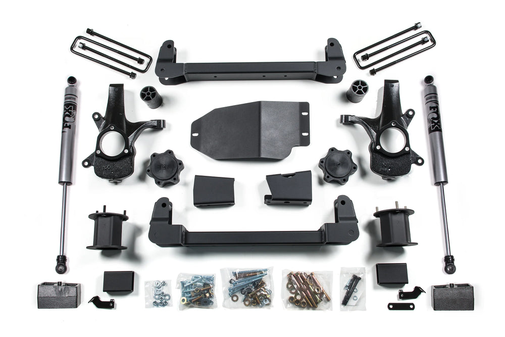 0713 SILVERADO/SIERRA 1500 4WD 4IN FRONT AND REAR BOX KIT