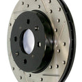 StopTech 92-02 Dodge Viper Slotted & Drilled Front Right Cryo Rotor