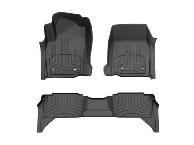 WeatherTech Black Front Rear FloorLiner HP Fits 2024 Tacoma 4418471-4418463IM