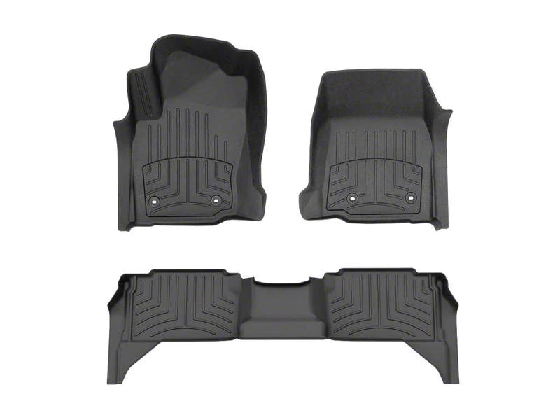 WeatherTech Black Front Rear FloorLiner HP Fits 2024 Tacoma 4418471-4418463IM