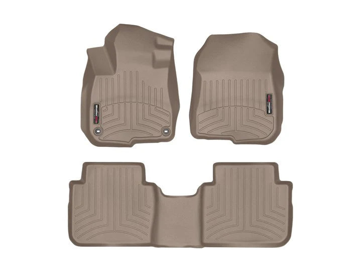 WeatherTech Tan Front Rear FloorLiner HP Fits -20-23 Honda 451110-1-2IM
