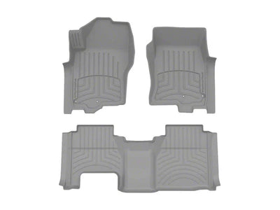 WeatherTech Grey Front Rear FloorLiner HP Fits -22-25 Frontier 461705-1-4IM