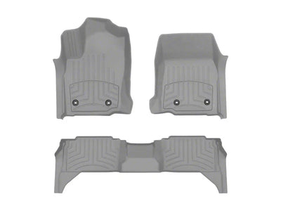 WeatherTech Grey Front Rear FloorLiner HP Fits 2024 Tacoma Hybrid 461846-1-2IM