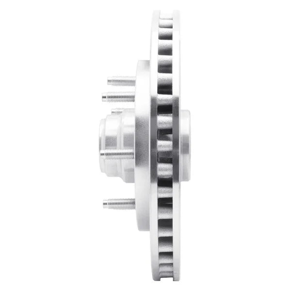 R1 Concepts Brake Rotor Drilled and Slotted Silver Fits Ford F-150