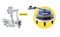 MOOG 12-14 Volvo S60 Rear Hub Assembly
