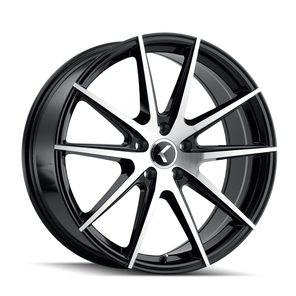 193 (193) BLACK/MACHINED FACE 18X8