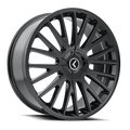 KRAZE DOUBLE DOWN KR185 GLOSS BLACK 17X8 5x112/5x120 38MM 74.1MM