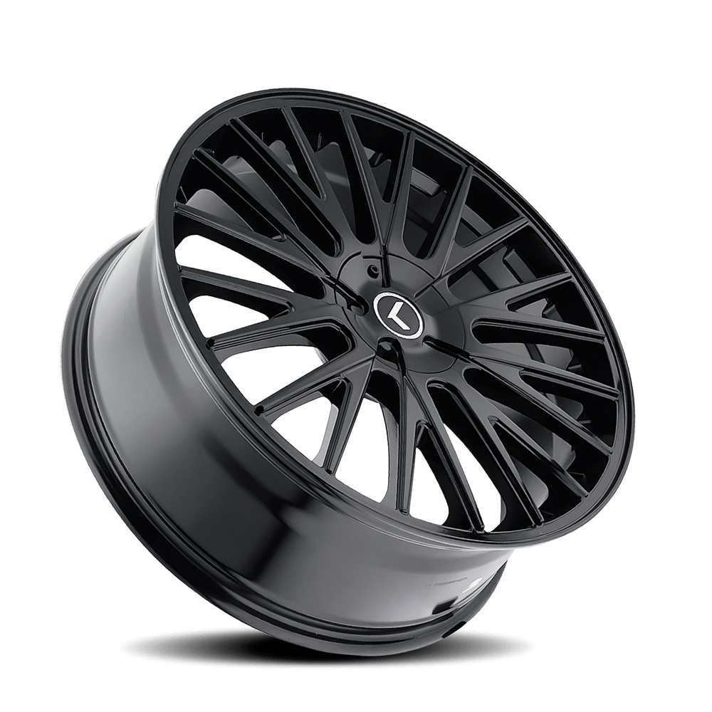 KRAZE DOUBLE DOWN KR185 GLOSS BLACK 17X8 5x112/5x120 38MM 74.1MM