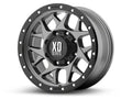 XD127 18X9 6X5.5 M-GRY BLK-RING 18MM
