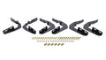 Westin 2014-2018 Chevrolet/GMC Silverado Sierra 1500 Dbl Crew Cab Running Board Mount Kit - Black