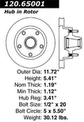 StopTech Slotted & Drilled Sport Brake Rotor