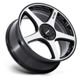 PE003 18X8 5X112/120 G-BLK MCH-FC 3