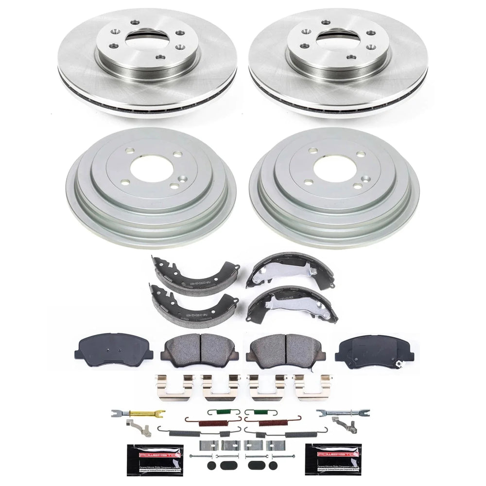 Power Stop 13-17 Hyundai Accent Front and Rear Autospecialty Brake Kit