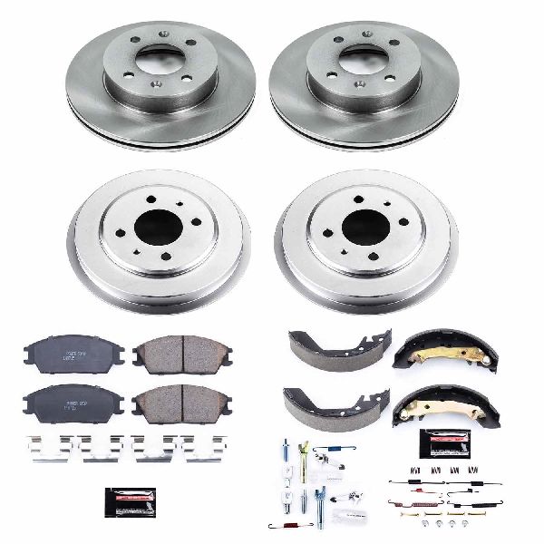 Power Stop 2003 Hyundai Accent Front & Rear Autospecialty Brake Kit