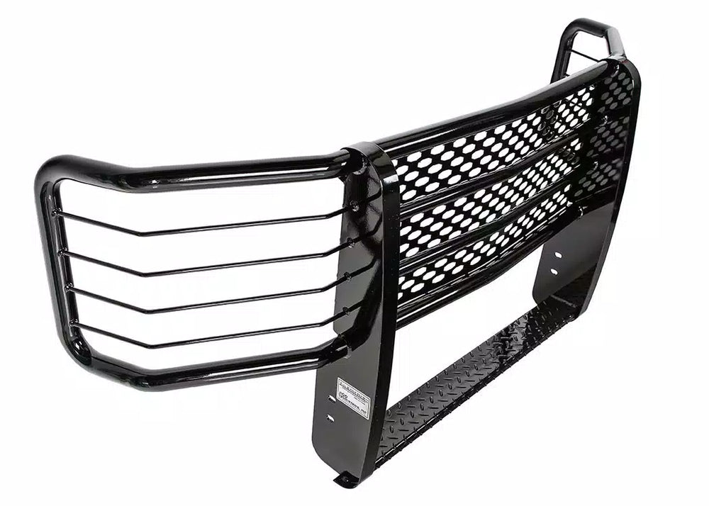 9913 FORD F250/F350 SD BLACK PAINTED MESHHEADACHE RACK
