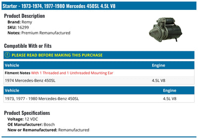 REMY red auto part