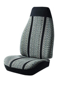 0916 ECONOLINE TR FRONT BUCKET SEAT COVER BLACK