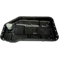 TRANSMISSION PAN WITH DRAIN PLUG