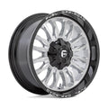D798 20X9 5X4.5/5.0 SLVR-BRSH BLK-L
