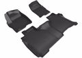 25C SILVERADO DOUBLE CAB BUCKET SEATS KAGU FLOORLINER ROW 1 & 2 BLACK