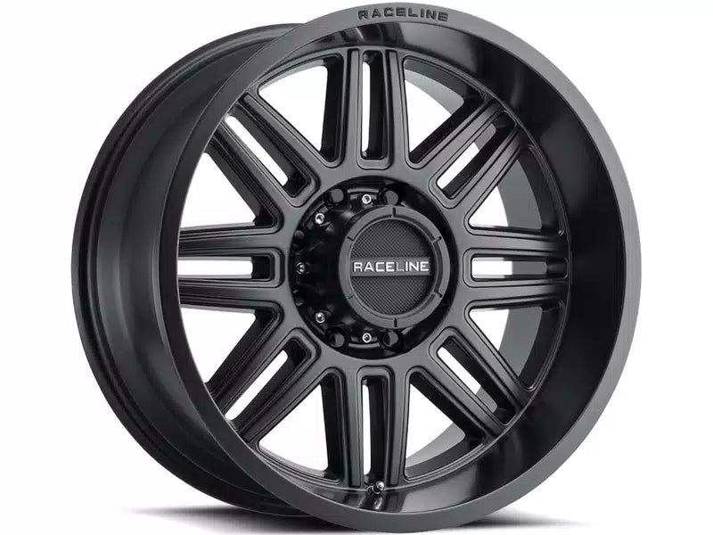 SPLIT SATIN BLACK 17X8.5 6X114.3 +