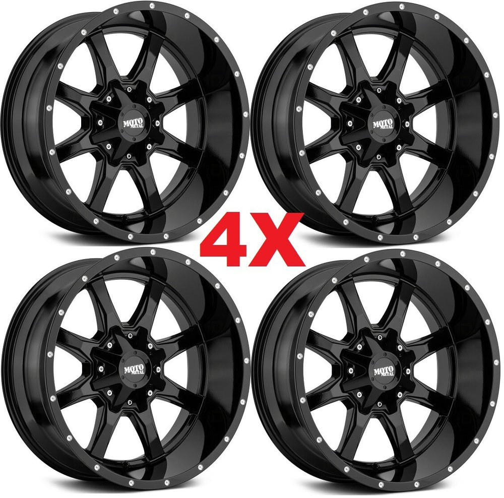 MO970 18X10 8X165.10 GLOSS BLACK W/