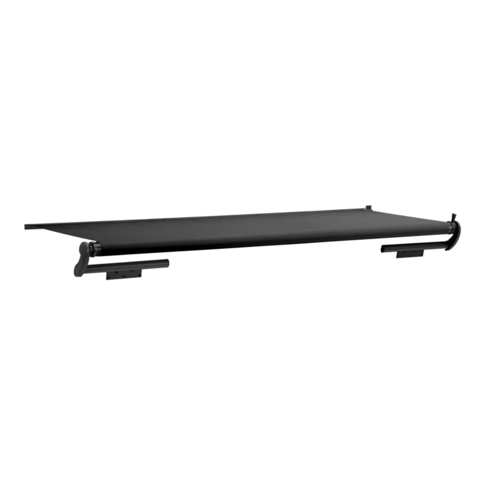 SLIDE TOPPER DELUXE W/RAIL BLACK 84IN