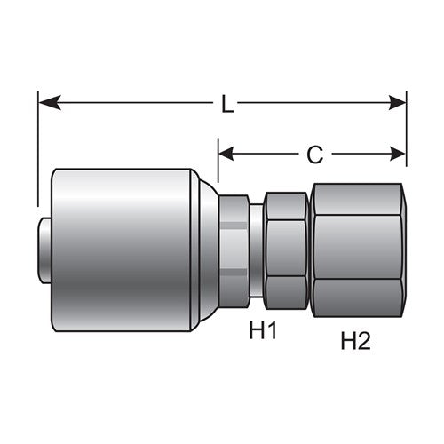 HYDRAULIC COUPLING - FIELD ATTACHAB