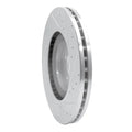 R1 94-03 Ford E-150 Econoline Front Left Drilled & Slotted Silver Brake Rotor