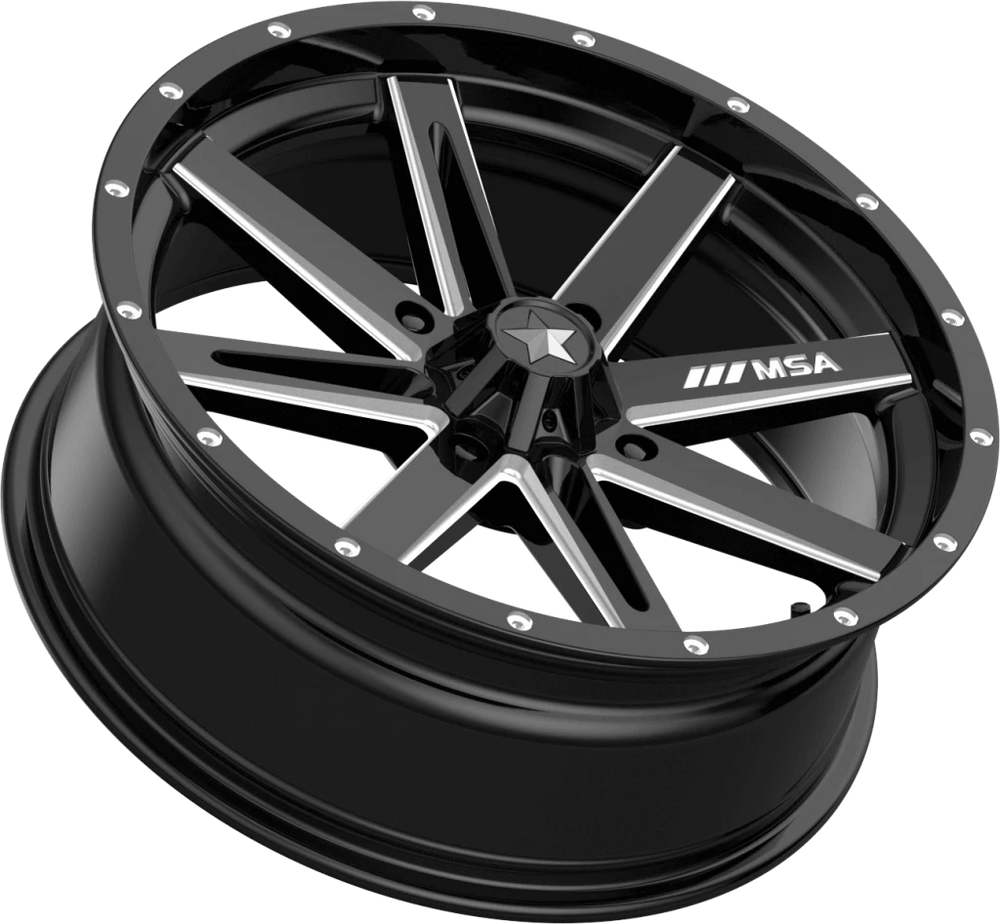 M41 15X7 4X156.00 GLOSS BLACK MILLE