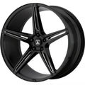 ABL22 22X10.5 5X127 G-BLK MILL 38MM