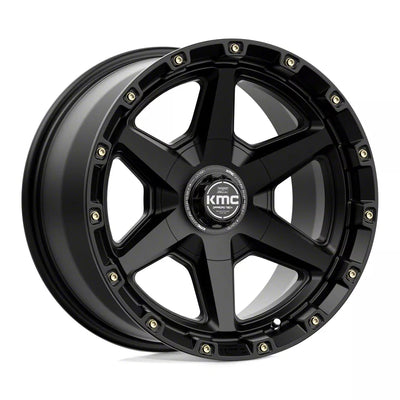 KMC Wheels black auto part