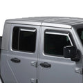 Putco 20-21 Jeep Gladiator JT/JL Element Chrome Window Visors (Set of 4)