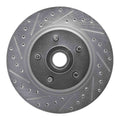 DFC 76-81 Chrysler Newport Front Left Drilled & Slotted Silver Brake Rotor