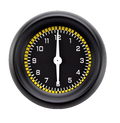 AUTO CROSS YLW 2IN CLOCK W/RESET