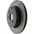 StopTech 10 Hyundai Genesis Coupe w/ Factory Brembo Slotted & Drilled Right Rear Rotor
