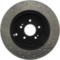 Stoptech auto part close-up
