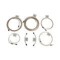 Brake Line Kit Jeep 1997-2006 TJ Wrangler; w o Unlimited Package w o ABS w Rear Disc Brakes; Nickel Copper Premium Brake Lines with Black Oxide Fittings; Includes 7 coiled brake lines with lengths and fittings made specifically for each location